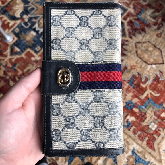 Gucci Handbags - Gucci 1950s Vintage Monogram Wallet